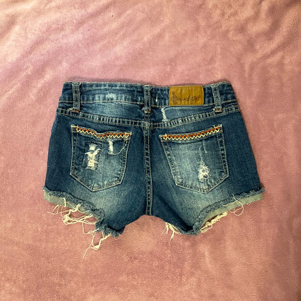 Soundgirl jean shorts, size 2